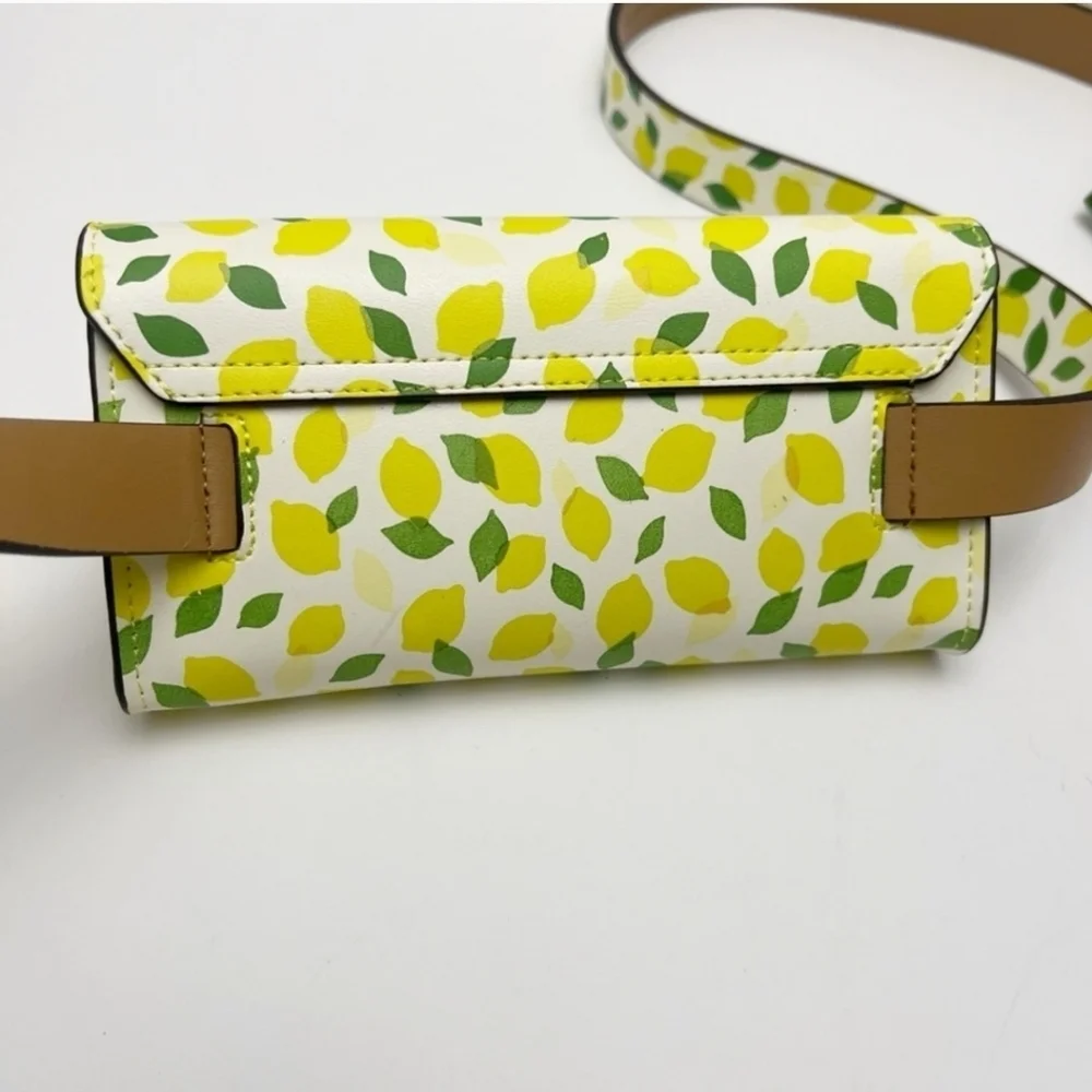 🍋▪️kate Spade ▪️New York Lemon Multi flap Belt Bag  bum bag  L/XL 🍋